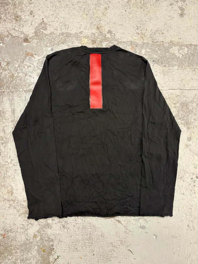 SS2003 Prada Linea Rossa Black Longsleeves egIVEbQ 5
