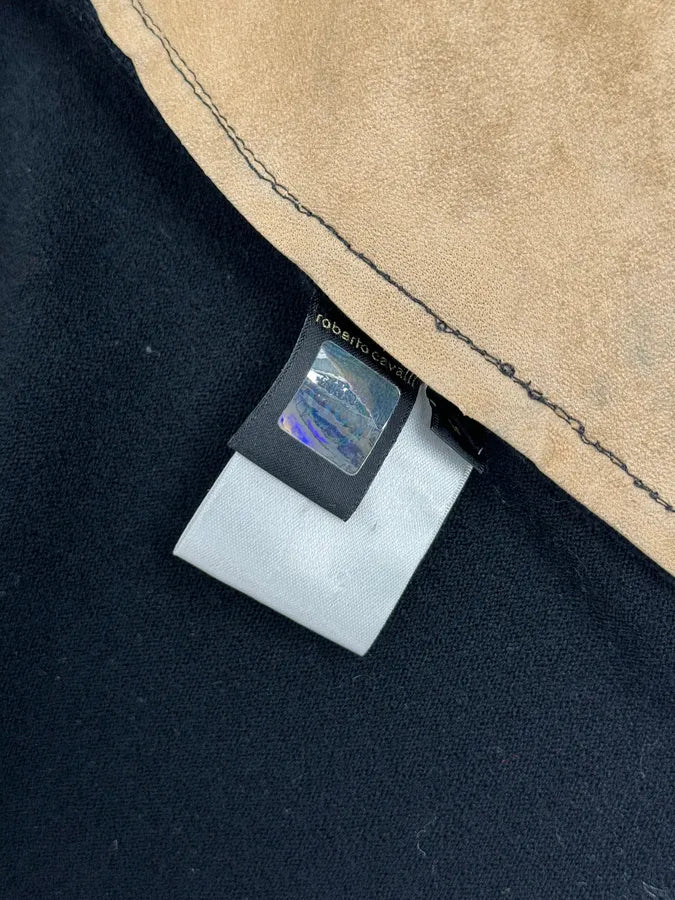 SS2003 Roberto Cavalli Beige & Black Zip-up Jacket VhImsXH 10