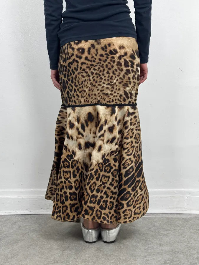 SS2003 Roberto Cavalli Leopard Print Silk Dress TxRlUvx 3
