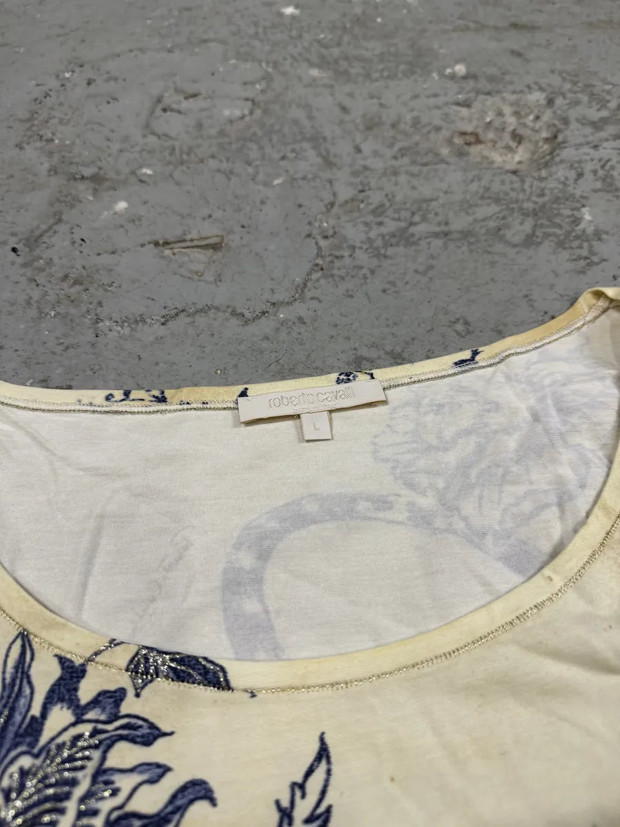 SS2003 Roberto Cavalli Tattoo Tiger Longsleeve Top (L) 4