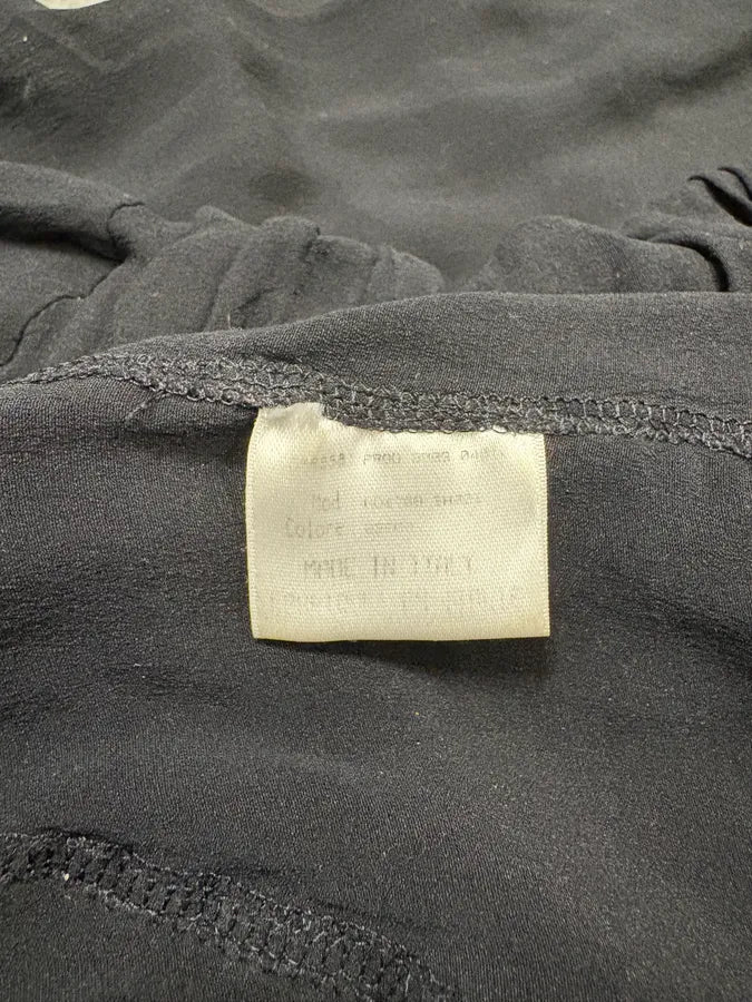 SS2003 Roberto Cavalli Zip Black Pleats Long Sleeve (M) tuBPElb 8