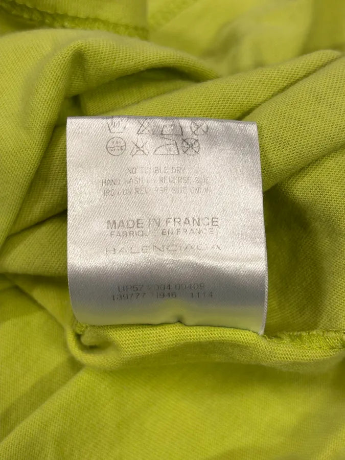 SS2004 Balenciaga Neon Yellow Police Dog T-Shirt ZQmpjRQ 8