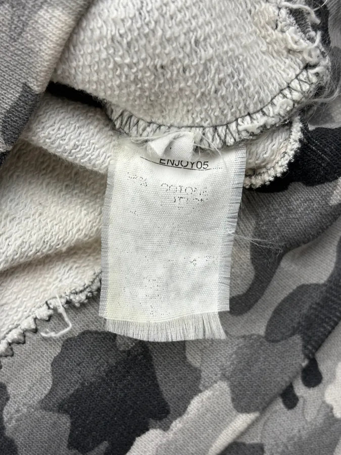 SS2004 Bernhard Willhelm Grey & Black Trompe LOeil Camo Sweater PiJqgMe 8