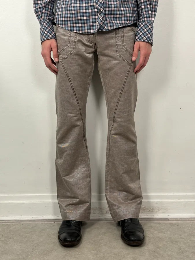 SS2004 Cavalli Archive Flared Light Pants qPGJIiy 1