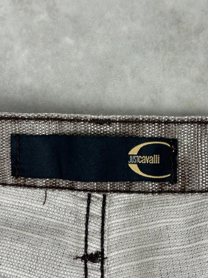 SS2004 Cavalli Archive Flared Light Pants qPGJIiy 11