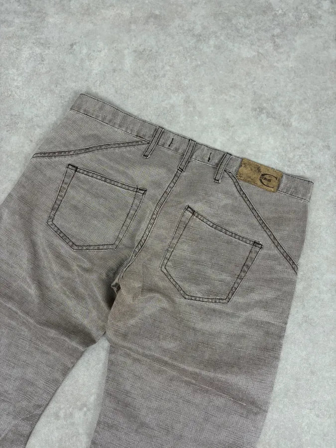 SS2004 Cavalli Archive Flared Light Pants qPGJIiy 6