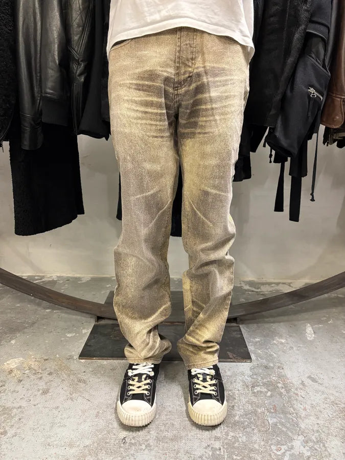 SS2004 Cavalli Beige Sand Pants (S/M) lUtlADN 2