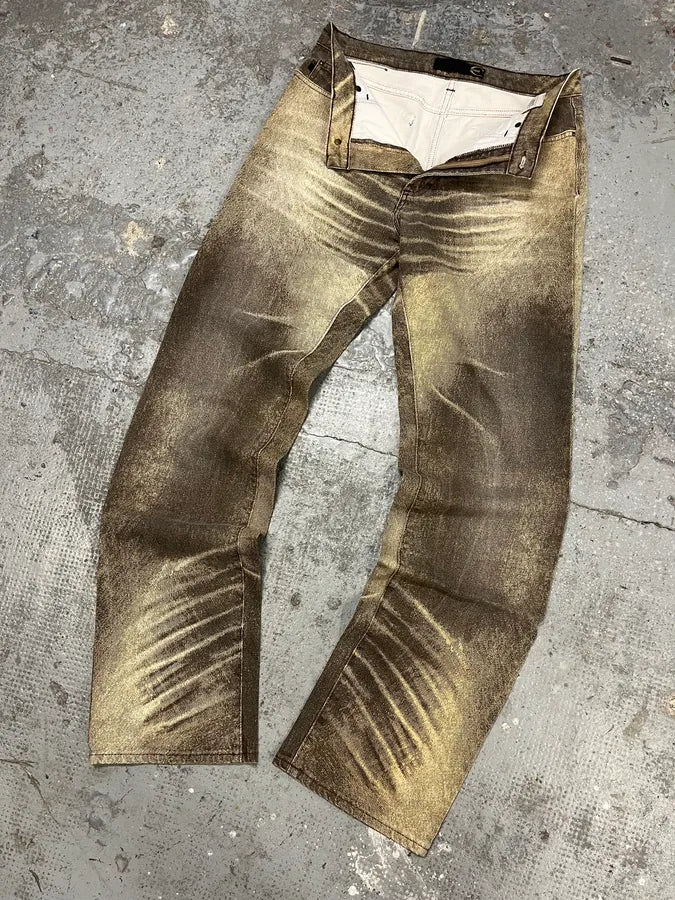 SS2004 Cavalli Beige Sand Pants (S/M) lUtlADN 5