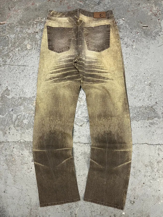 SS2004 Cavalli Beige Sand Pants (S/M) lUtlADN 6