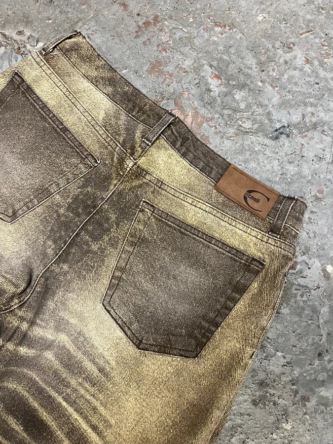 SS2004 Cavalli Beige Sand Pants (S/M) lUtlADN 7