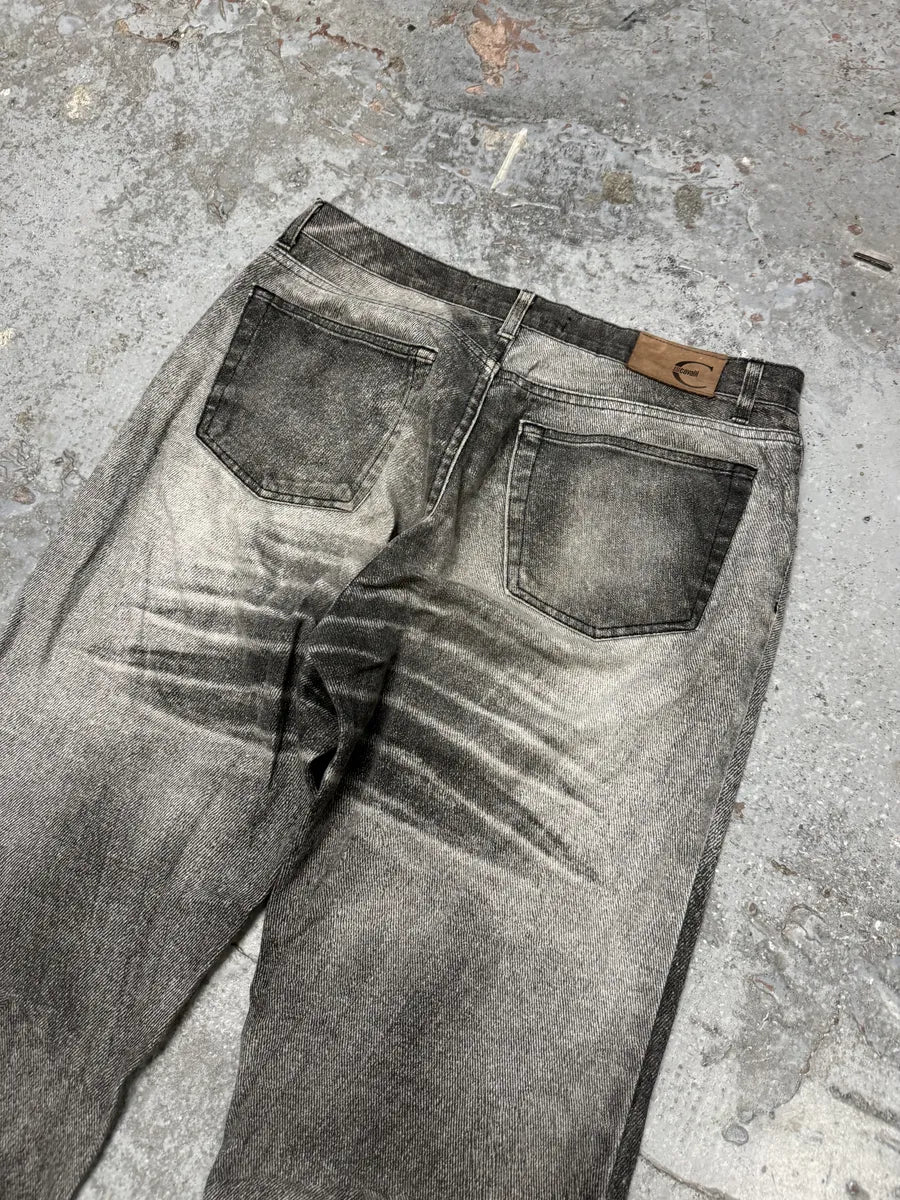 SS2004 Cavalli Black & White Eroded Vitality Pants uQlgTeS 9