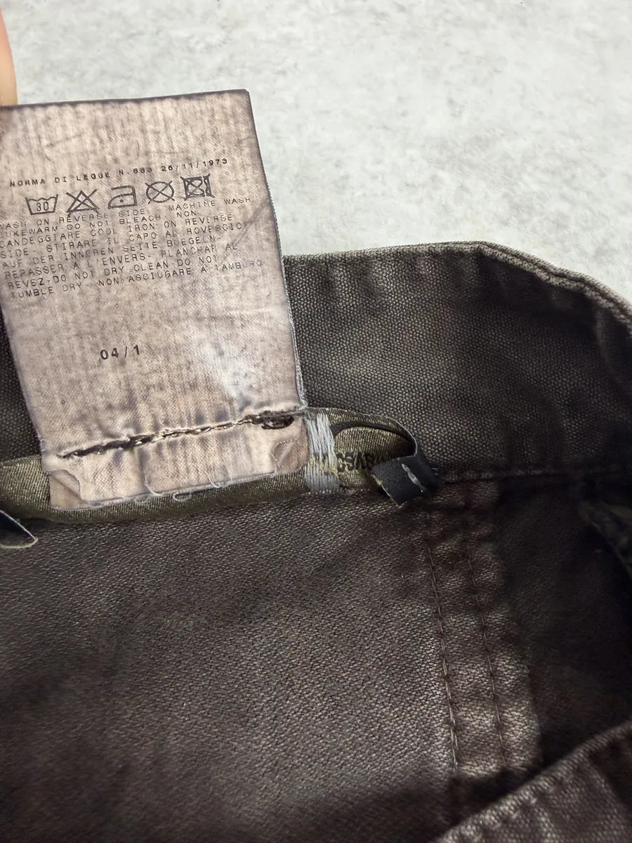 SS2004 Cavalli Brown Multi-Zip Avant-Garde Jacket ABODWLo 11