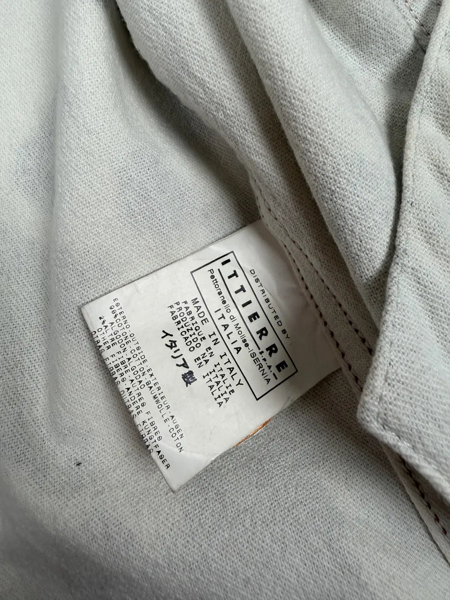 SS2004 Cavalli Cow Print Movement Beige Trucker Jacket JdvSsdv 9