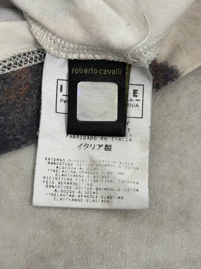 SS2004 Cavalli Cow Print Movement Longsleeves xUEveeE 10