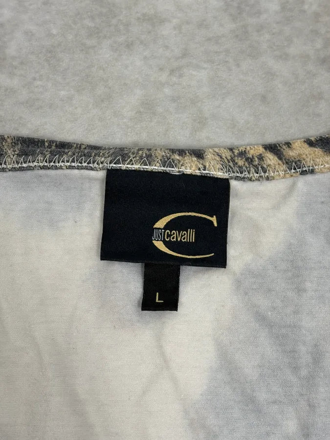 SS2004 Cavalli Cow Print Movement Longsleeves xUEveeE 9
