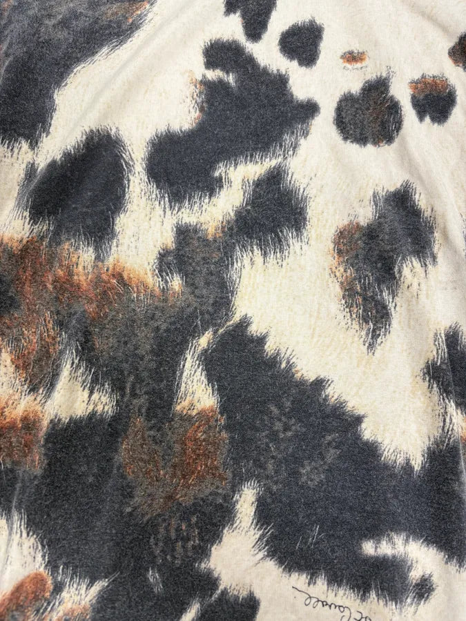 SS2004 Cavalli Cow Print Movement Longsleeves xUEveeE 7