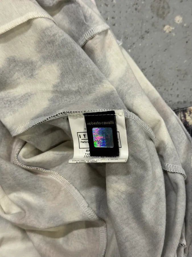 SS2004 Cavalli Cowprint Effect White & Brown Dress MCNXczM 4