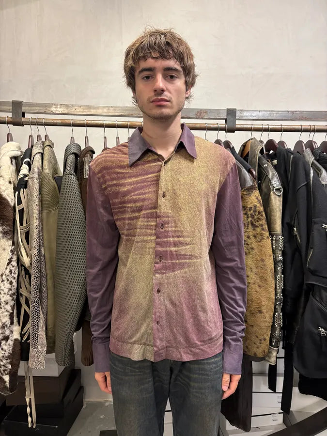 SS2004 Cavalli Crepuscule Vitality Purple Shirt mPxbStV 1