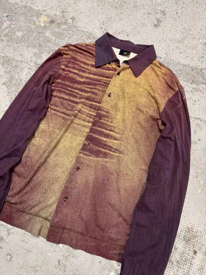 SS2004 Cavalli Crepuscule Vitality Purple Shirt mPxbStV 4