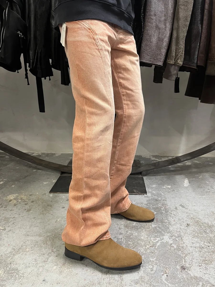 SS2004 Cavalli Faded Orange Structured Pants enISgqq 1