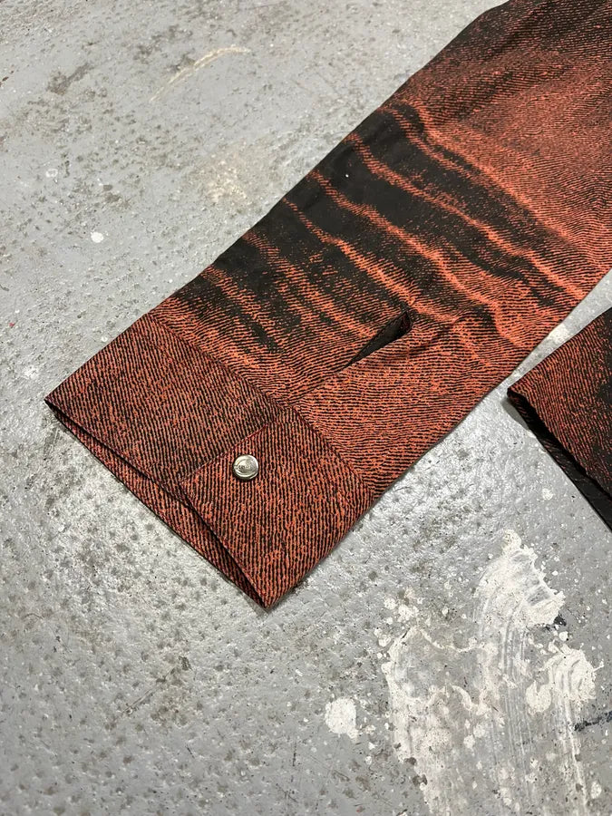 SS2004 Cavalli Faded Orange Vitality Sunset Shirt (M/L) QZuofdw 5