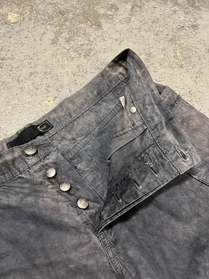 SS2004 Cavalli Grey Light Distressed Pants (L) cwRgSlN 10