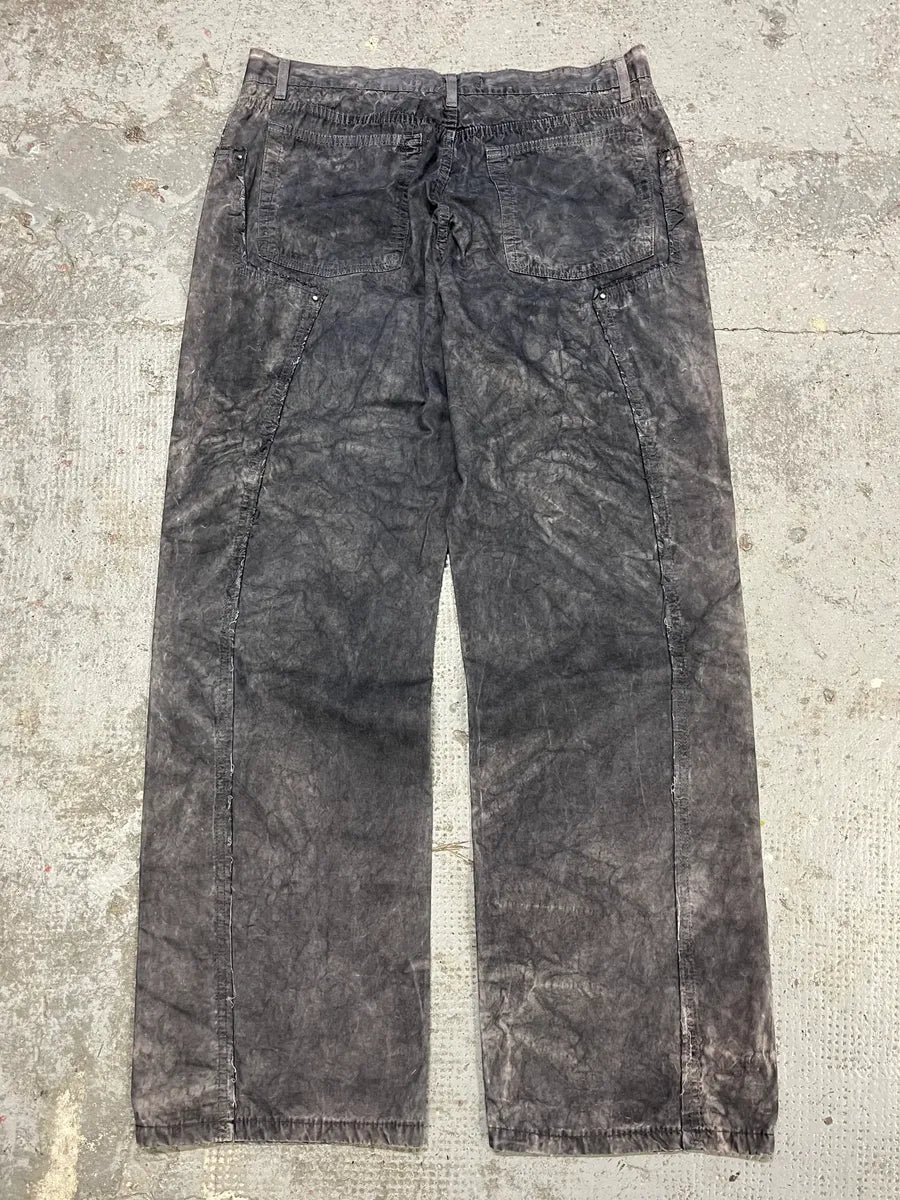SS2004 Cavalli Grey Light Distressed Pants (L) cwRgSlN 8