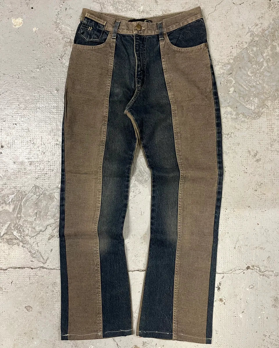 SS2004 Cavalli Hybride Denim Pants (S) SxpehWn 0