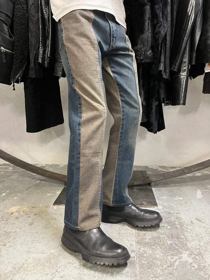 SS2004 Cavalli Hybride Denim Pants (S) SxpehWn 2