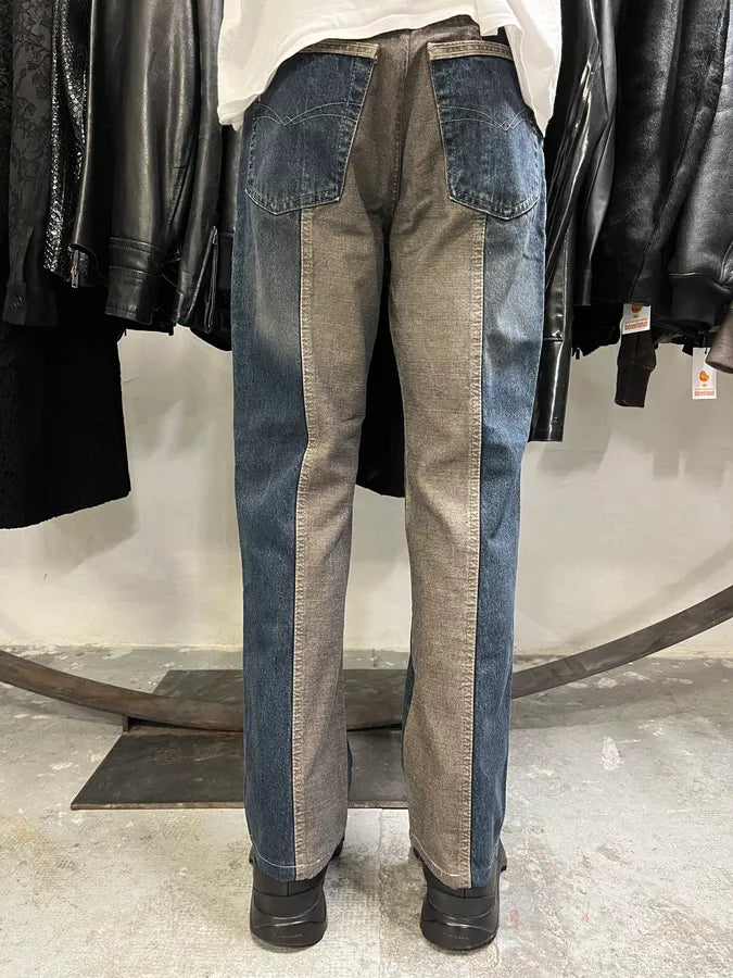 SS2004 Cavalli Hybride Denim Pants (S) SxpehWn 3