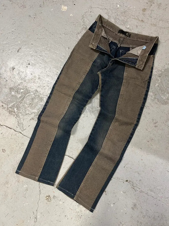 SS2004 Cavalli Hybride Denim Pants (S) SxpehWn 5