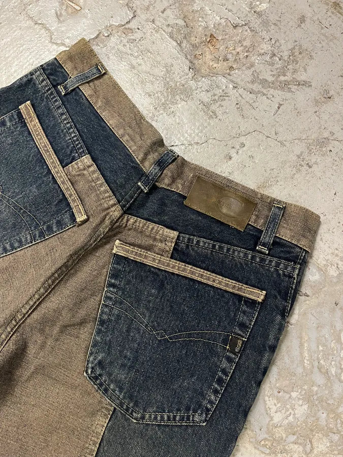 SS2004 Cavalli Hybride Denim Pants (S) SxpehWn 7