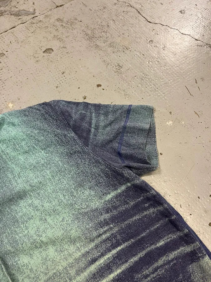 SS2004 Cavalli Overprint Blue Shirt rcTmmmk 4