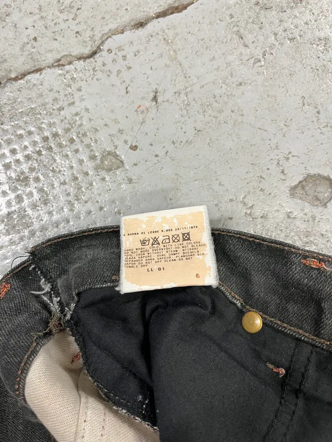 SS2004 Cavalli Overprint Orange Grey Pants HbJukUp 13