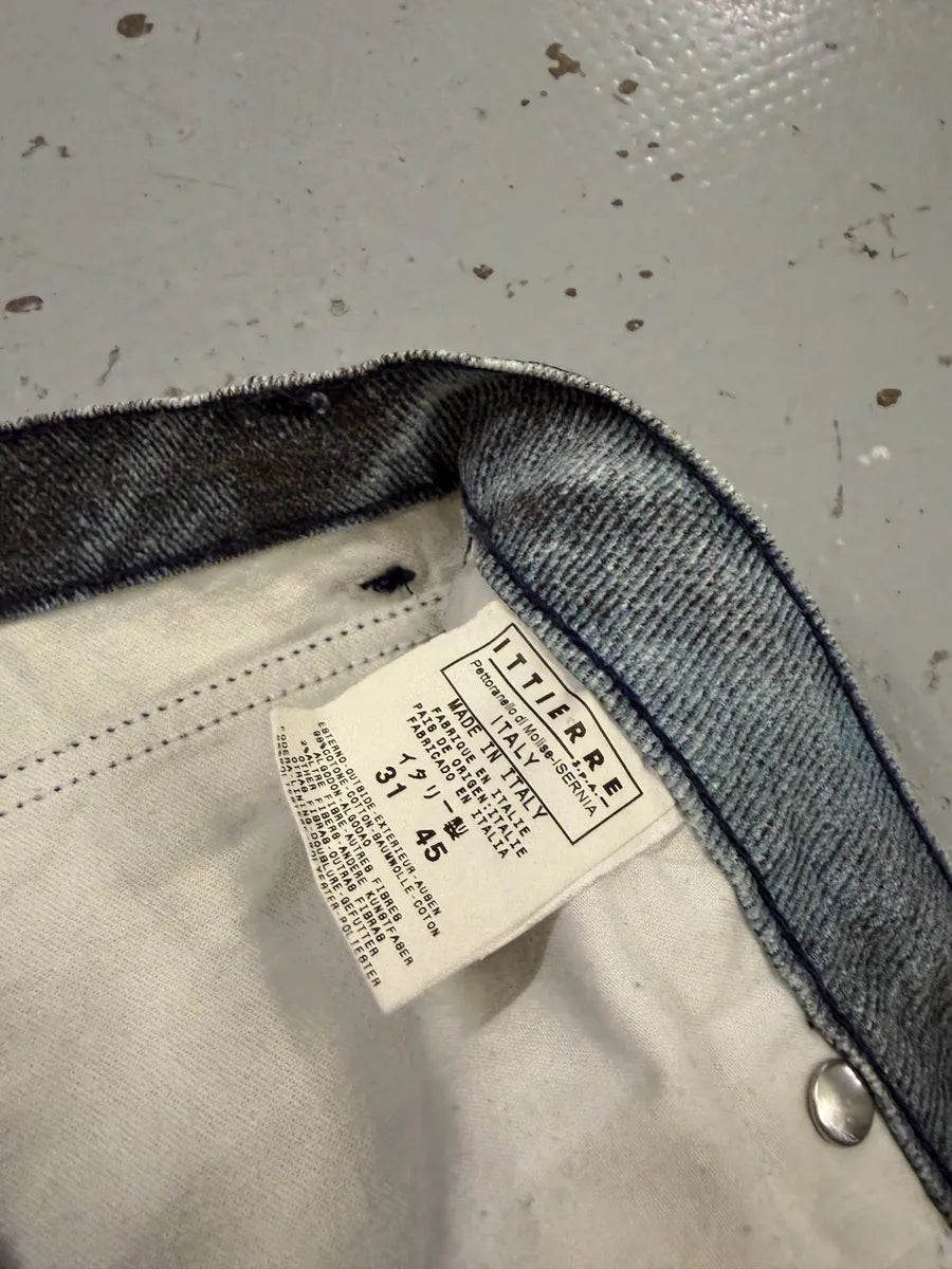 SS2004 Cavalli Overprint Wide Grey Pants LJBufiV 7