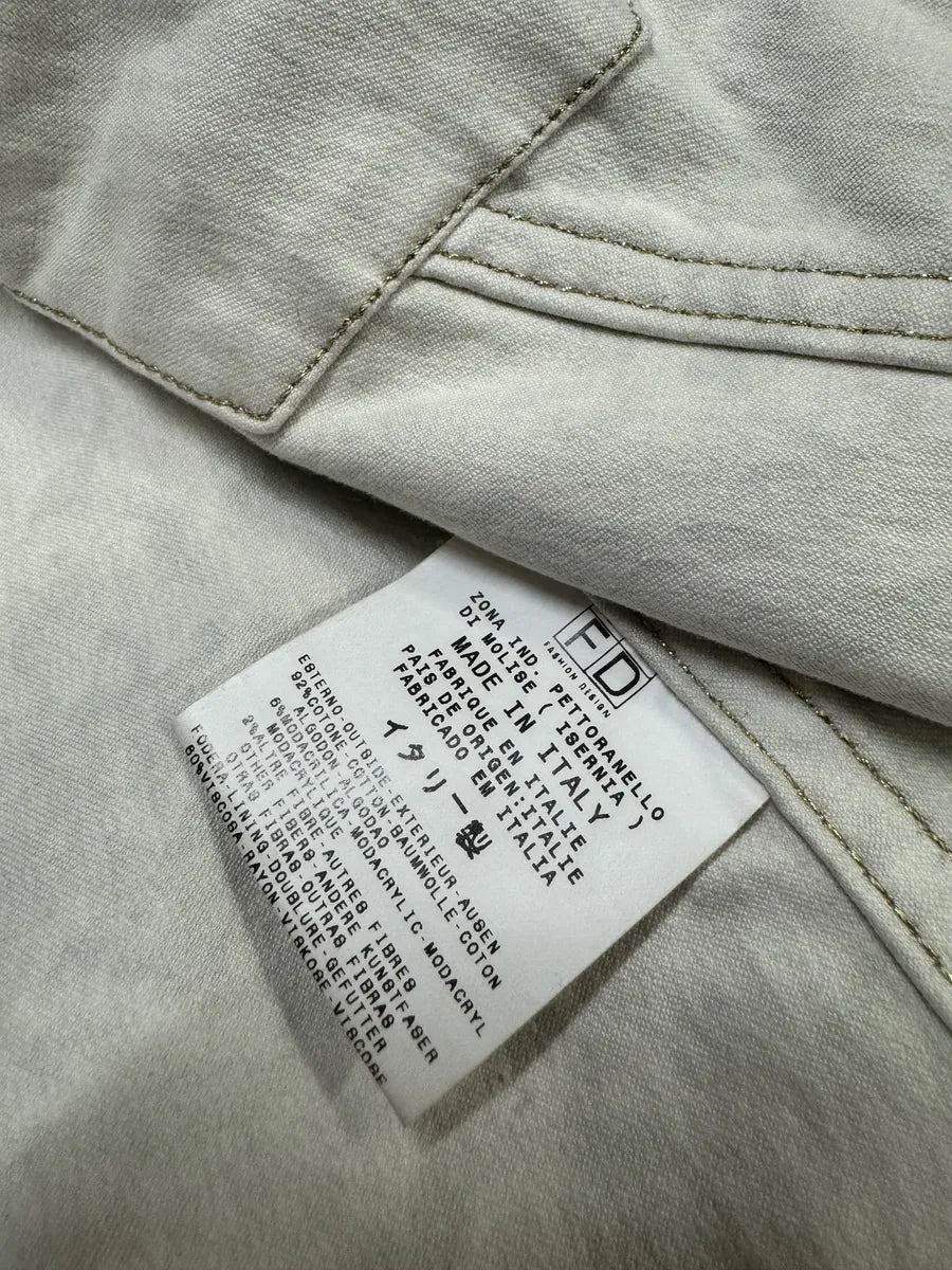 SS2004 Cavalli Purple Fur Collar Royal Vest (S/M) QWRltpE 2