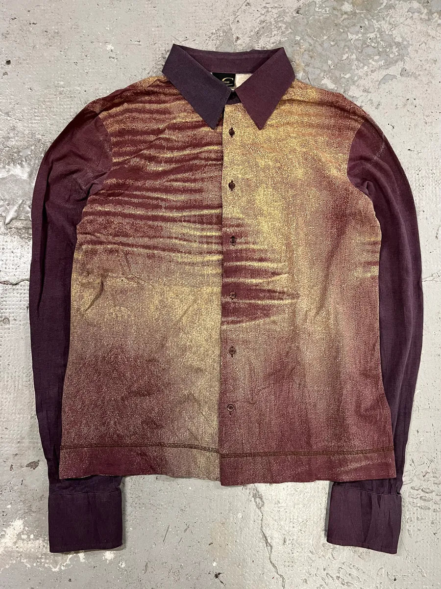 SS2004 Cavalli Purple Sunset Vitality Shirt (S/M) gijOmev 0