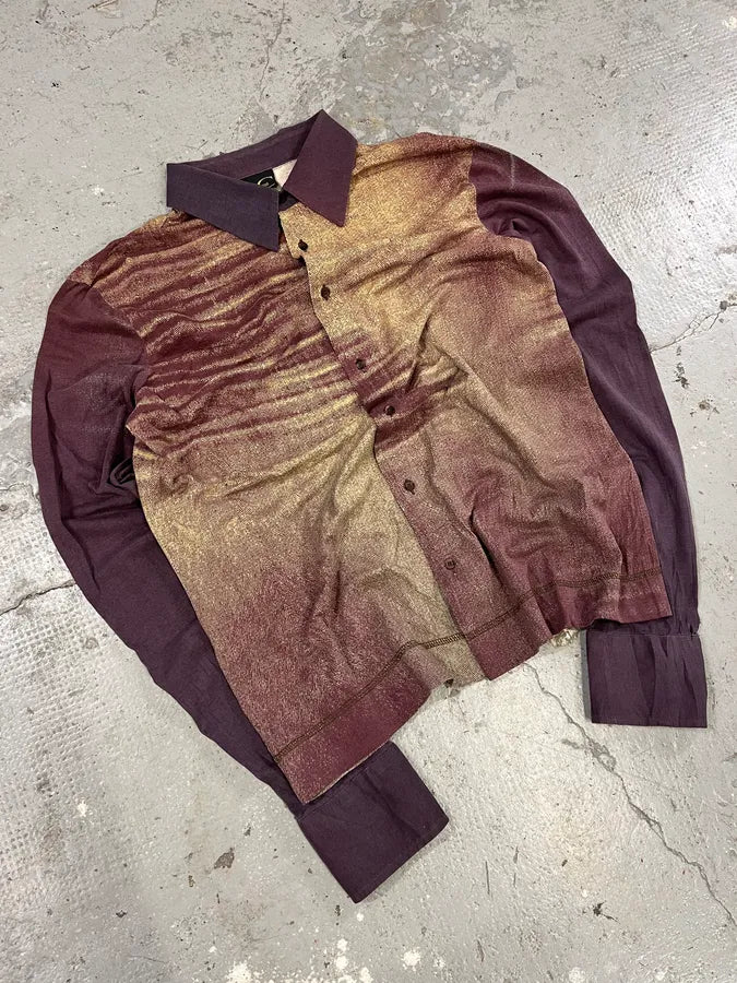 SS2004 Cavalli Purple Sunset Vitality Shirt (S/M) gijOmev 3