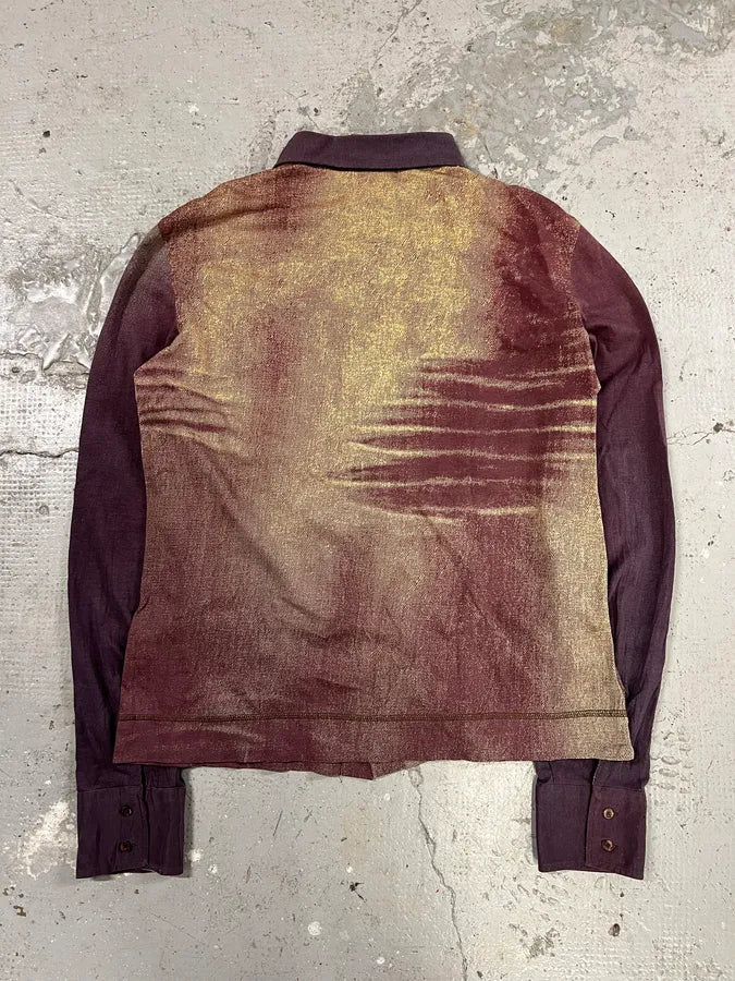 SS2004 Cavalli Purple Sunset Vitality Shirt (S/M) gijOmev 6