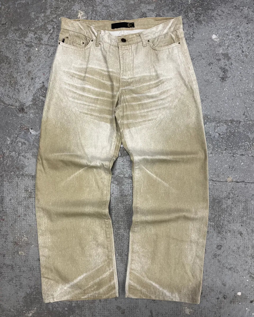 SS2004 Cavalli Sand Beige Pants (S) 0