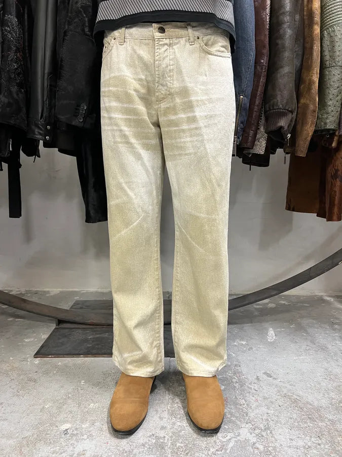 SS2004 Cavalli Sand Beige Pants (S) 2