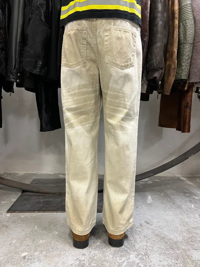 SS2004 Cavalli Sand Beige Pants (S) 3