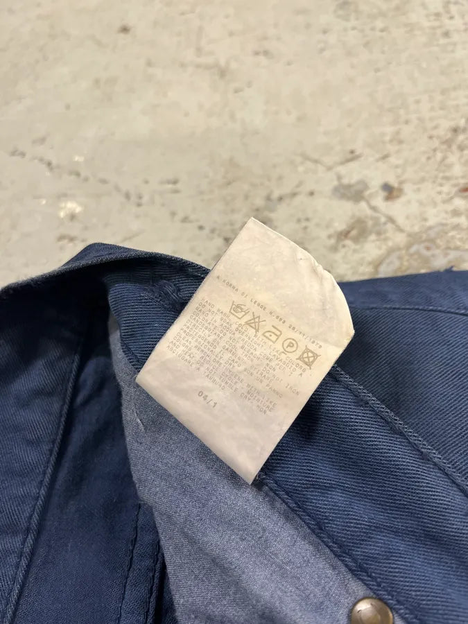 SS2004 Cavalli Scratched Distressed Navy Pants JMeVNnW 12