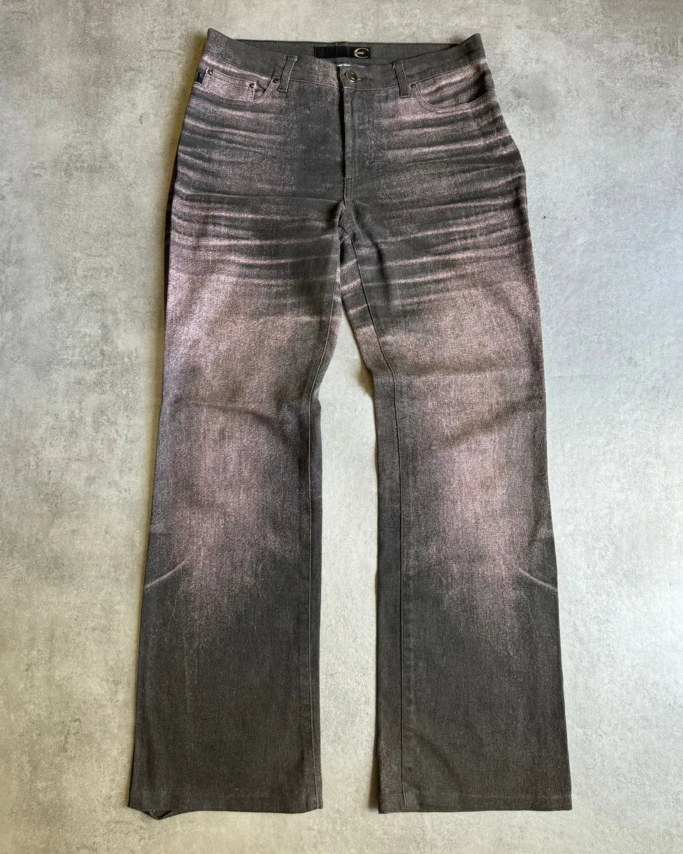 SS2004 Cavalli Shadow Obscure Denim Pants mzUgKqM 0