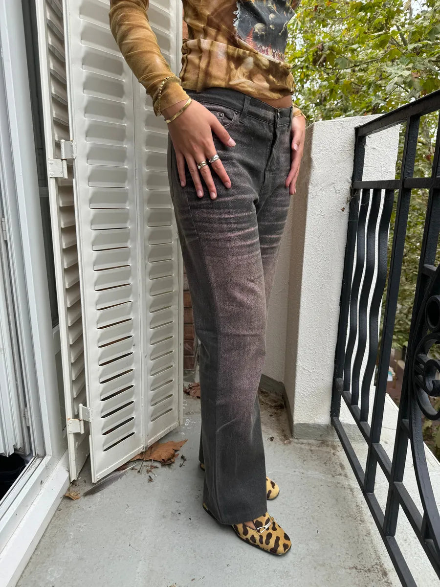 SS2004 Cavalli Shadow Obscure Denim Pants mzUgKqM 1