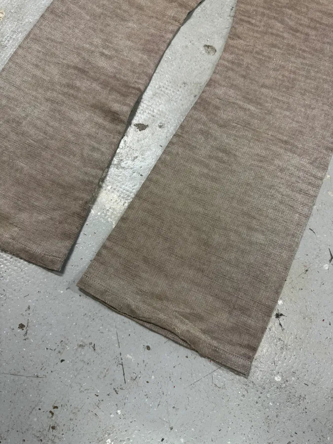 SS2004 Cavalli Soft Relaxed Redefined Grey Pants (S) BzrxSFx 7