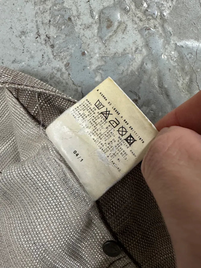 SS2004 Cavalli Soft Relaxed Redefined Grey Pants (S) BzrxSFx 9