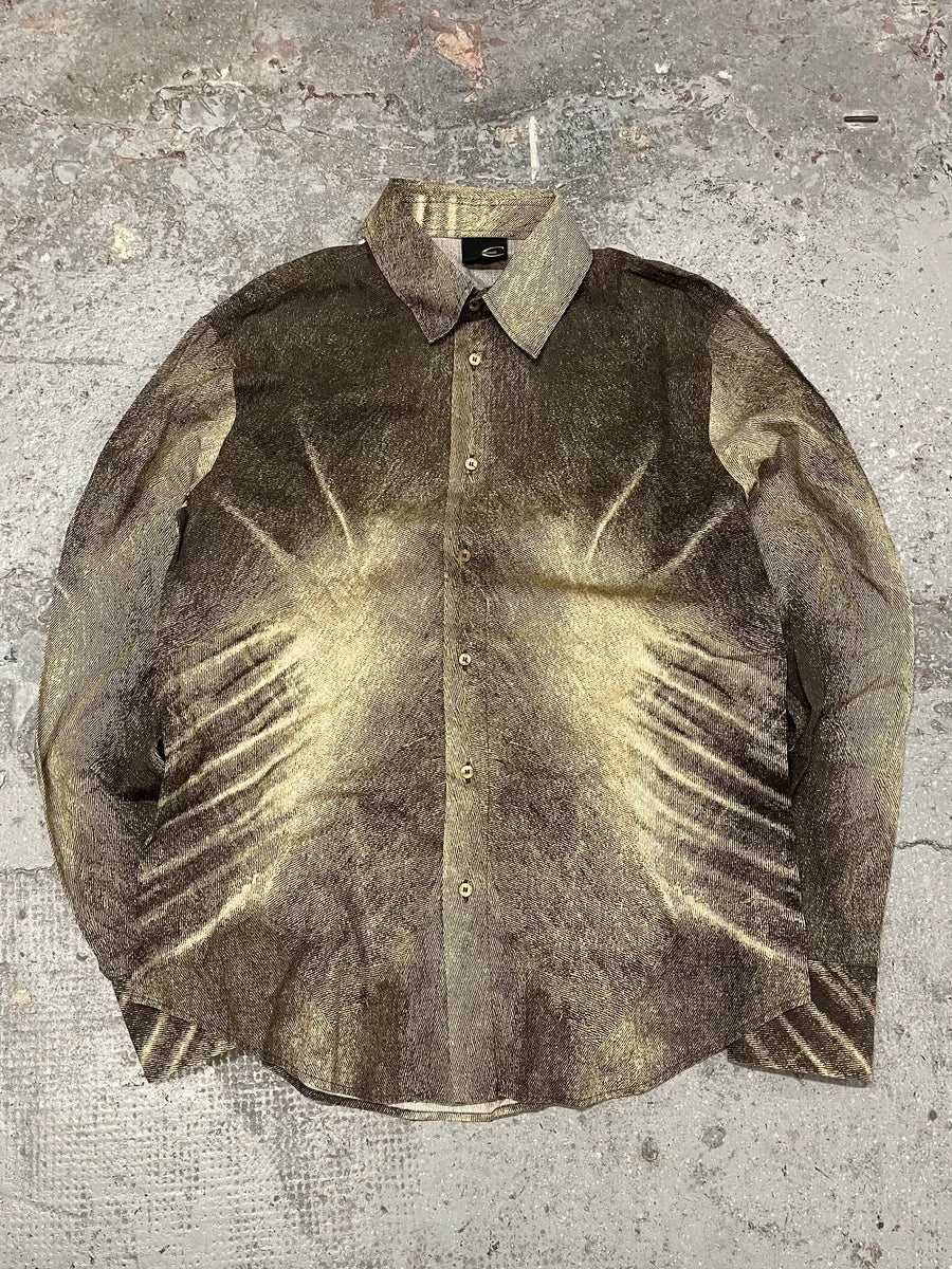 SS2004 Cavalli Sun Collapsed Energy Shirt (L) WDxODPA 0