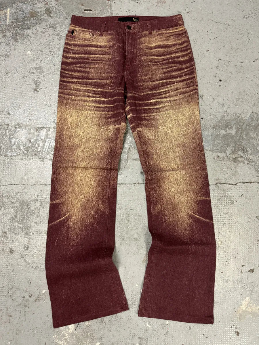 SS2004 Cavalli Sunset Vitality Purple Pants UrgxPkC 1