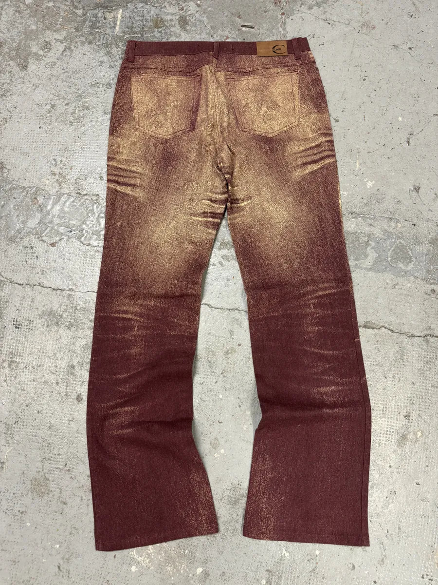 SS2004 Cavalli Sunset Vitality Purple Pants UrgxPkC 4